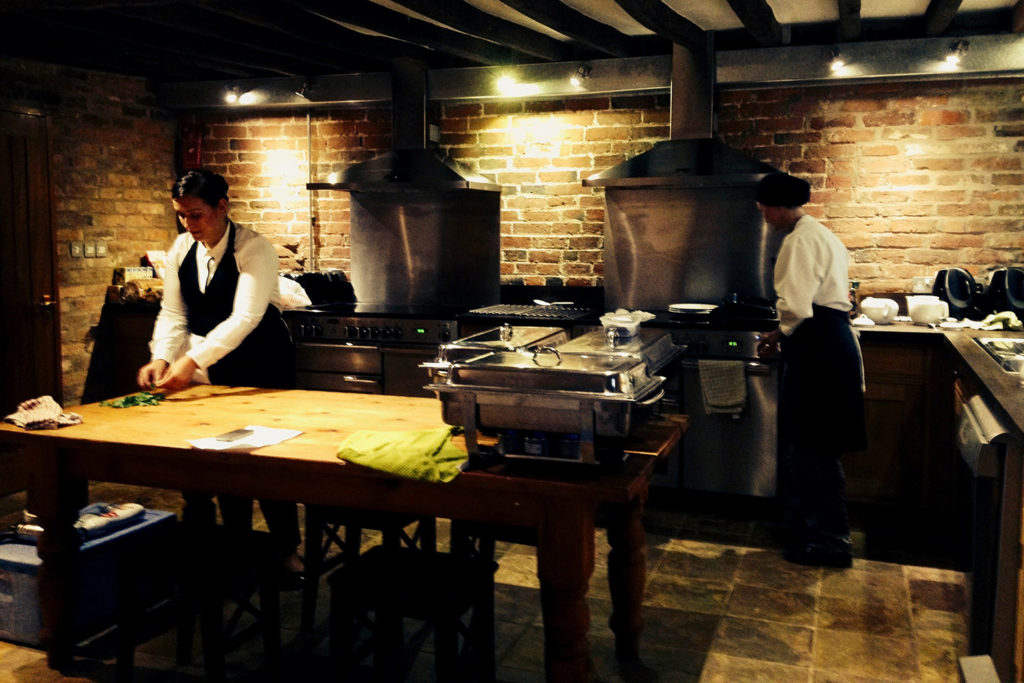 Professional caterers at our corporate events retreat in central England | Upper Rectory Farm Cottages