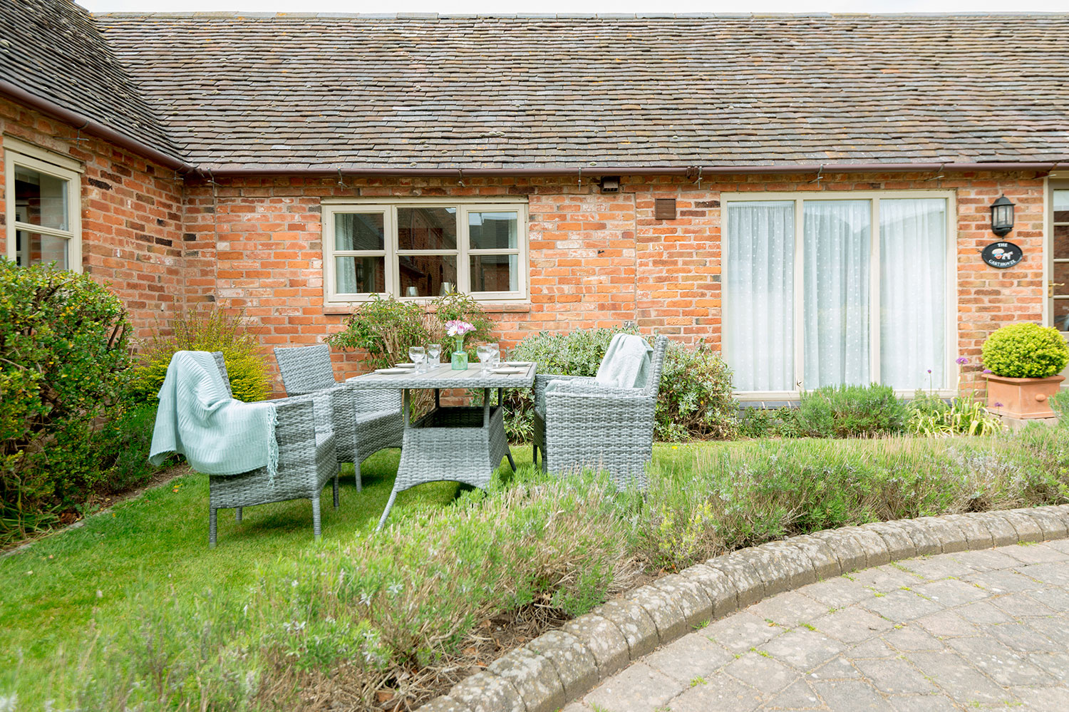 Private outside space with your holiday cottage | Upper Rectory Farm Cottages